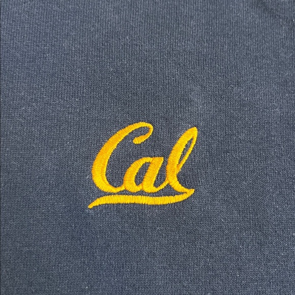 Jerzees University of California Berkeley Dark Blue Hoodie with Embroidery Med - Picture 2 of 5